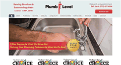 Desktop Screenshot of plumblevel.com